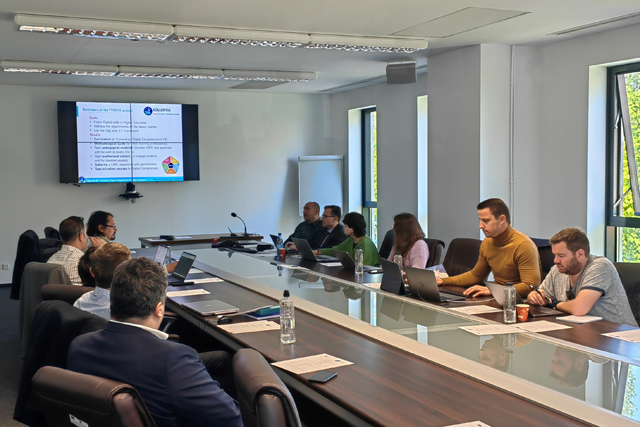 Meeting session of the FTDCHE/Sollertia project